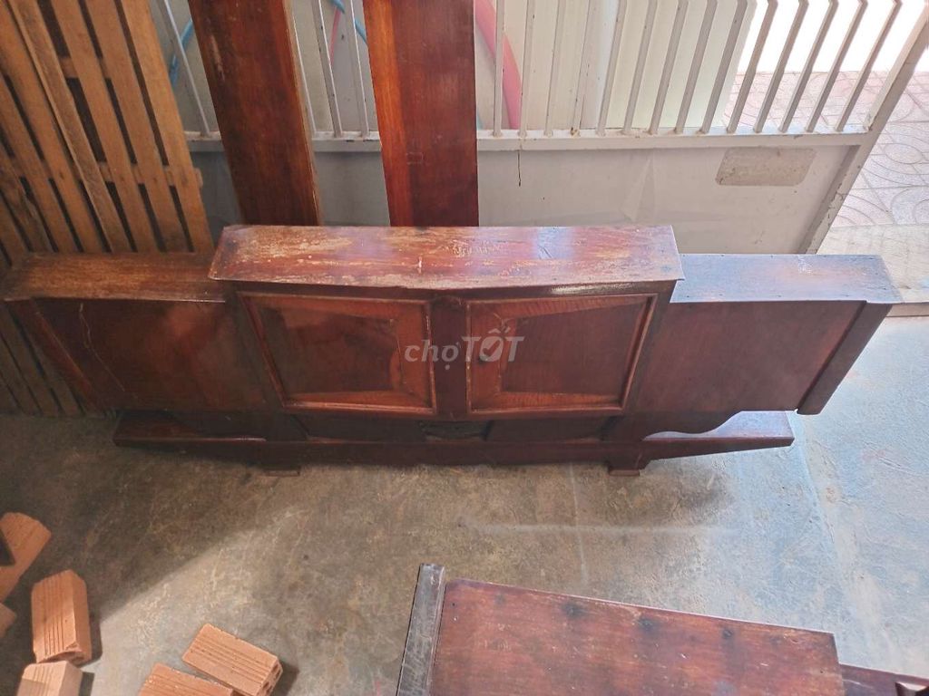 Giường ngủ Gỗ căm xe Nâu đỏ 1m4x2m. Mua bán Giường, chăn ga gối nệm tại Thành phố Buôn Ma Thuột Đắk Lắk được đăng bởi Văn Ân hình 1