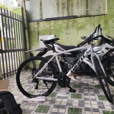 Xe đạp giant tay cong, được tặng nhưng nhầm size. Mua bán Xe đạp tại Quận Sơn Trà Đà Nẵng được đăng bởi Âu Dương Phong