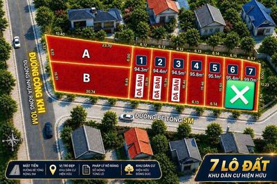 Đất 93 m² · Đường Dương Công Khi