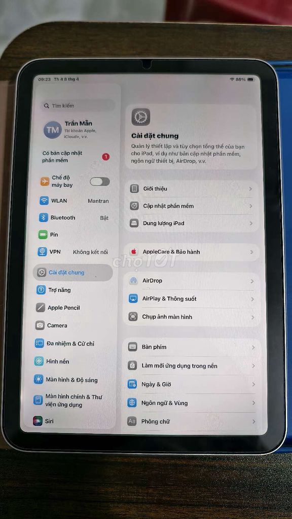 iPad Mini 6 64GB Bạc Đã sử dụng. Mua bán Máy tính bảng tại Thành phố Thuận An Bình Dương được đăng bởi Trần Thanh Mẫn hình 1