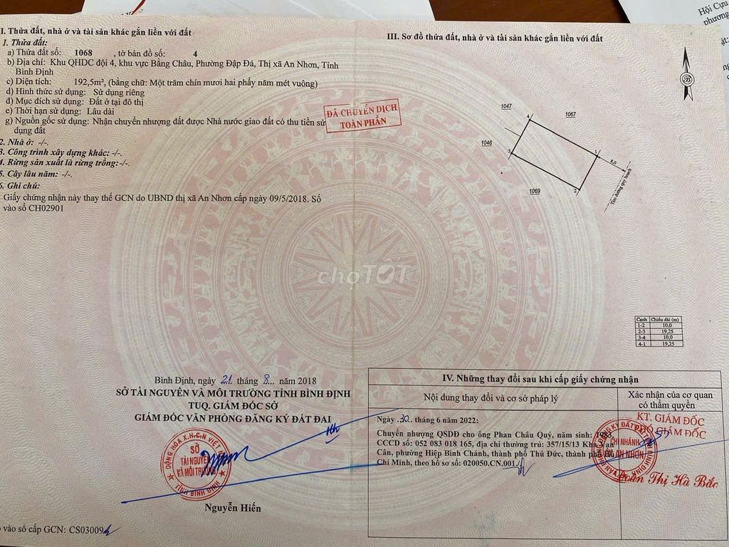 đất chính chủ 10x19m, mặt tiền đường 16m, full thổ cư, 9tr/m2 đất chính chủ 10x19m, mặt tiền đường 16m, full thổ cư, 9tr/m2