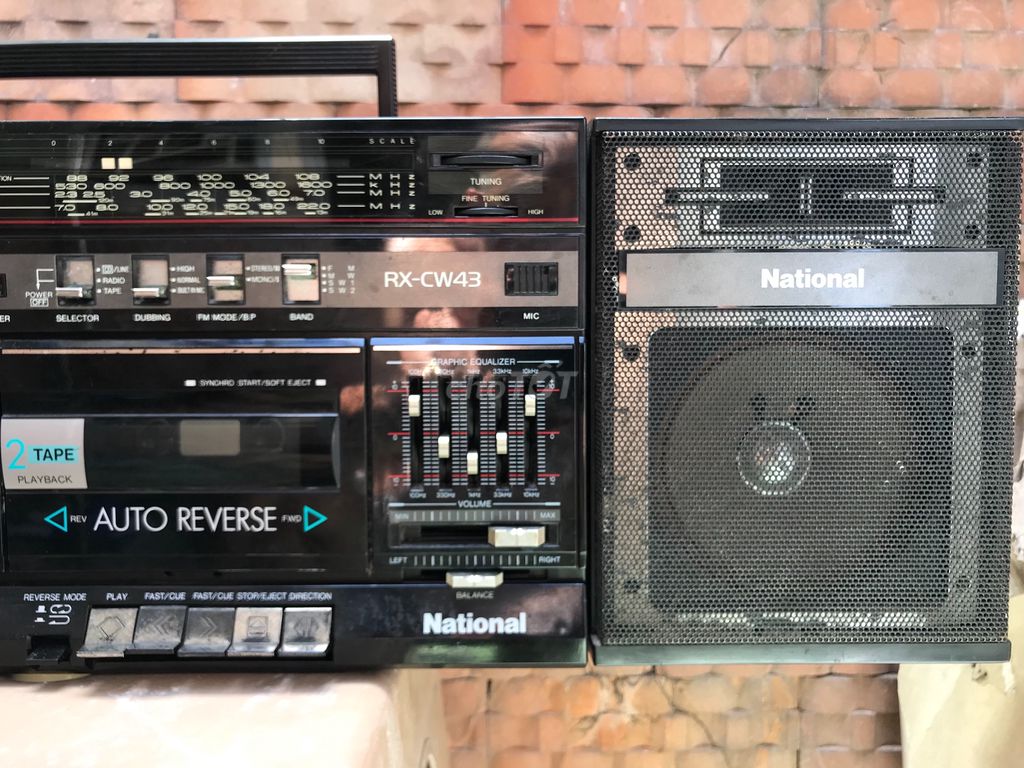 0913765906 - Cassette cổ National RX CW 43, thập niên 80