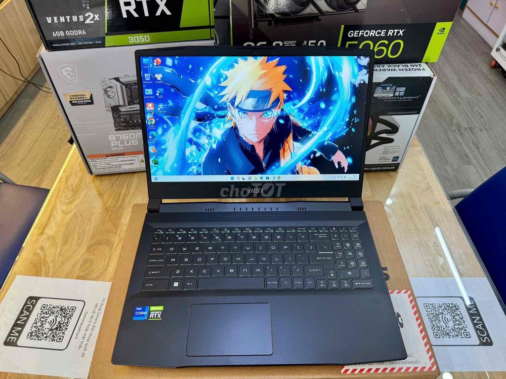 MSI Gf66 i7-12650H 15.6 inch 16GB/512G/RTX 3050. Mua bán Laptop tại Quận Ninh Kiều Cần Thơ được đăng bởi mua bán laptop Thành Võ Cần Thơ hình 1