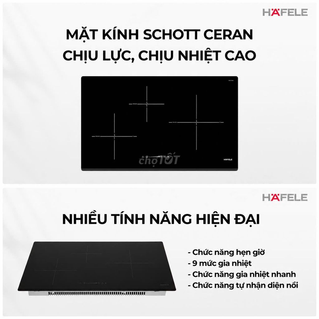 Bếp từ Hafele HC-I773D Đen. Mua bán Bếp, lò, đồ điện nhà bếp tại Huyện Hòa Vang Đà Nẵng được đăng bởi Nội thất tủ bếp TST hình 1