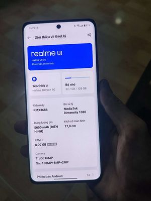 Realme 10 Pro Plus 5G 128GB Đen