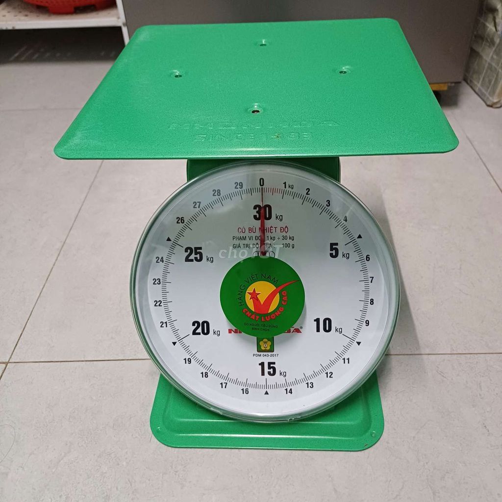 Cân đồng hồ Nhơn Hòa 30kg Xanh lá cũ. Mua bán Nội thất, đồ gia dụng khác tại Quận Cái Răng Cần Thơ được đăng bởi Lộ Huyền Nhất hình 1