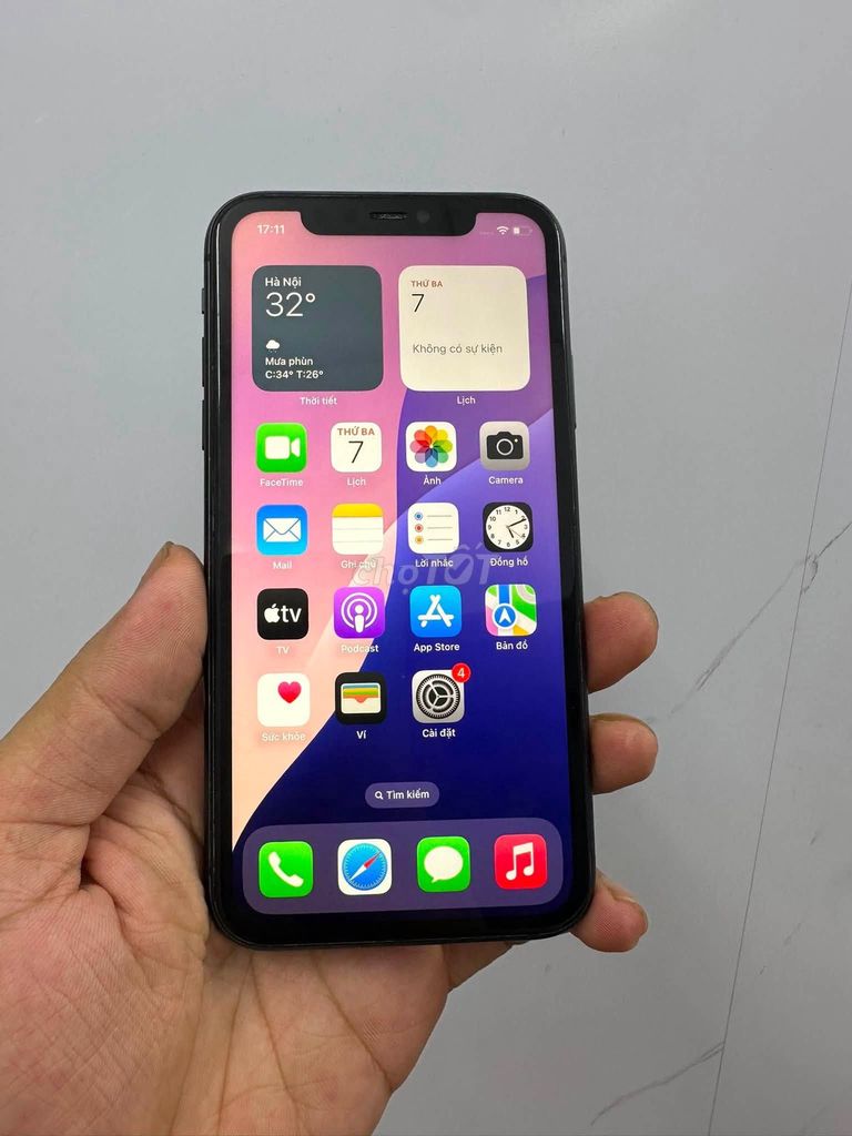 Apple iPhone 11 64GB Đen Đã thay màn, pin. Mua bán Điện thoại tại Quận Ba Đình Hà Nội được đăng bởi Hội Đồ Điện Tử hình 1