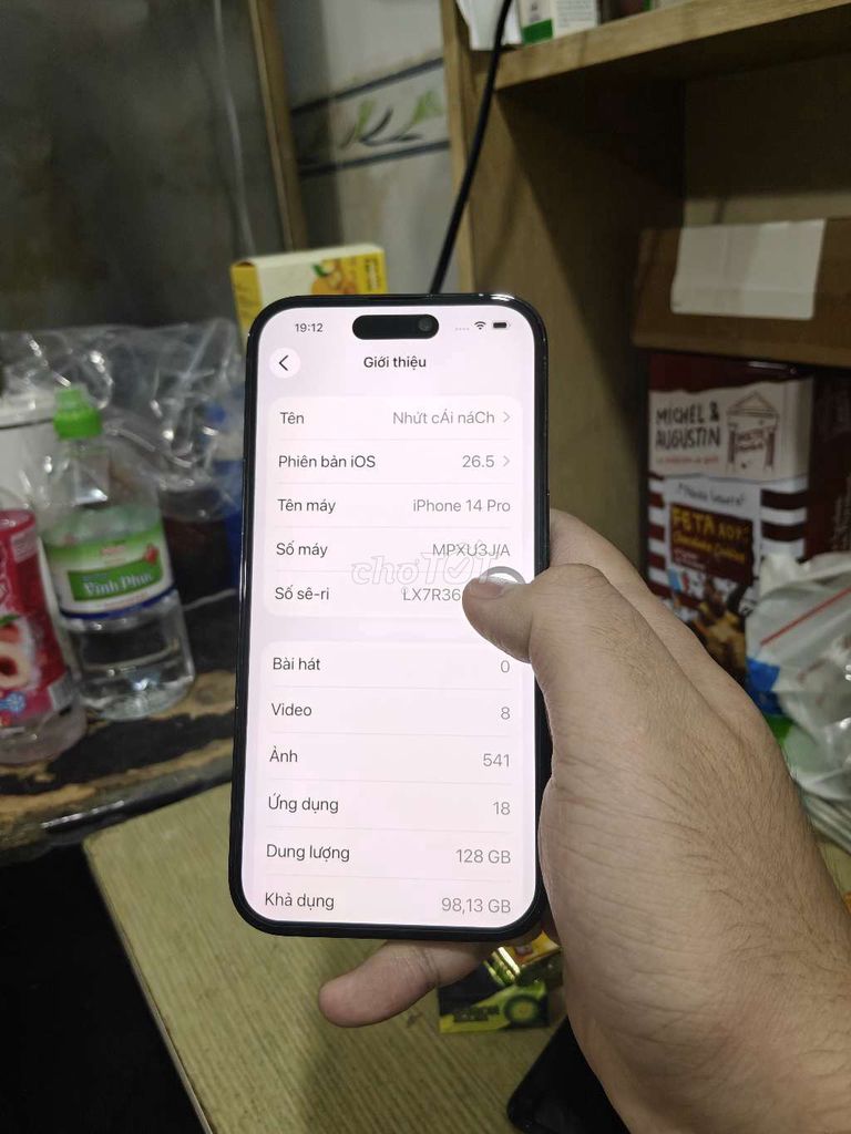 Apple iPhone 14 Pro 128GB Đen Quốc tế. Mua bán Điện thoại tại Thành phố Thủ Đức Tp Hồ Chí Minh được đăng bởi Lê Đức hình 1