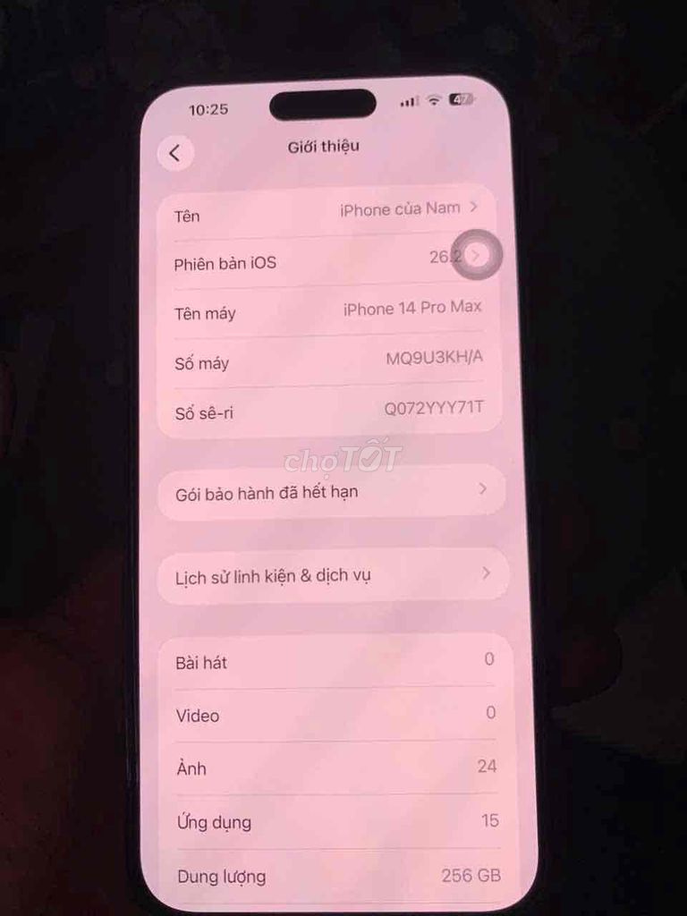 Lên đời cần bán 14prm 256g qt máy zin full. Mua bán Điện thoại tại Huyện Châu Thành Đồng Tháp được đăng bởi Nam hình 1