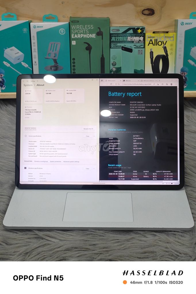 Surface Laptop Studio i5 11300H 16/256Gb đẹp. Mua bán Laptop tại Quận 8 Tp Hồ Chí Minh được đăng bởi Đam Mê Công Nghệ hình 1