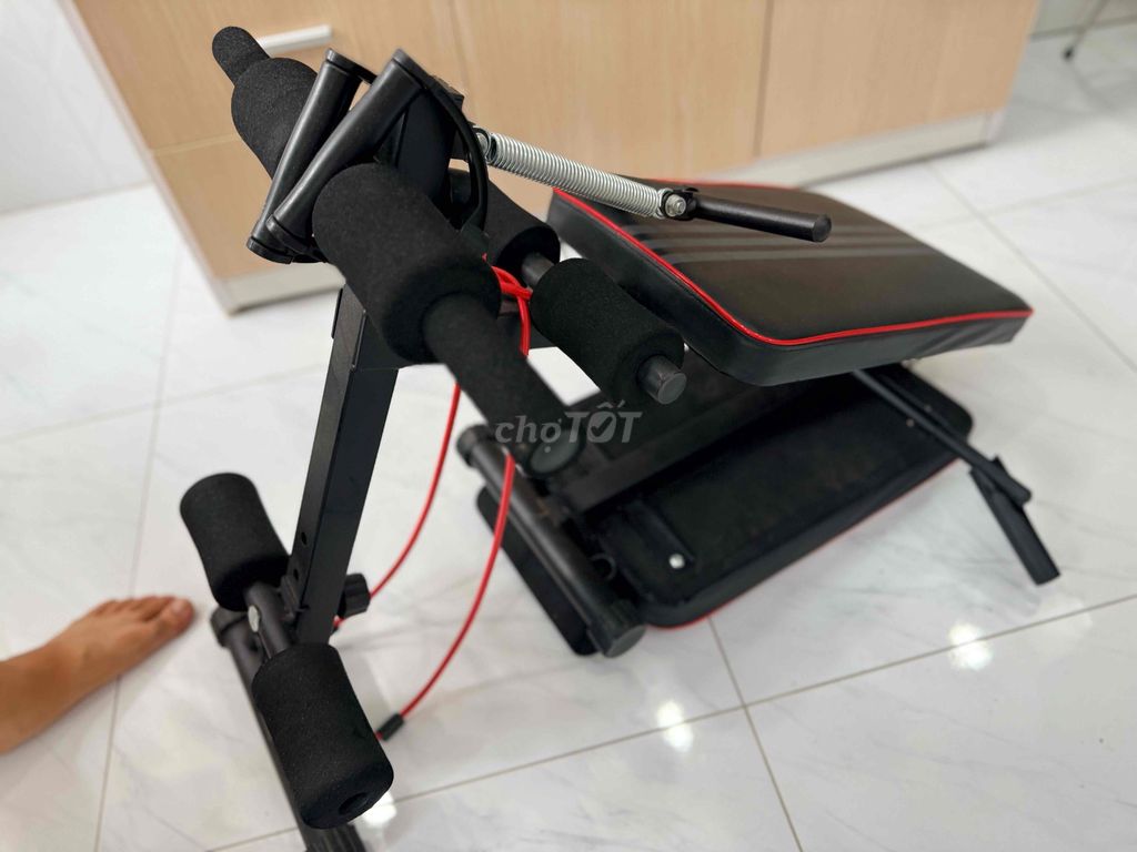 Ghế tập bụng Kim loại đệm mút Đen. Mua bán Đồ thể thao, Dã ngoại tại Quận 8 Tp Hồ Chí Minh được đăng bởi KHPAT hình 1