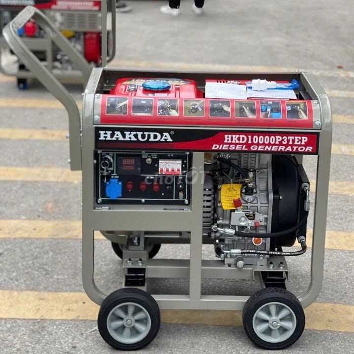 máy phát điện Hakuda HKD10000P3TEP 10KW 3 pha. Mua bán Đồ chuyên dụng, Giống nuôi trồng tại Quận Hoàng Mai Hà Nội được đăng bởi Điện Máy Minh Anh hình 1