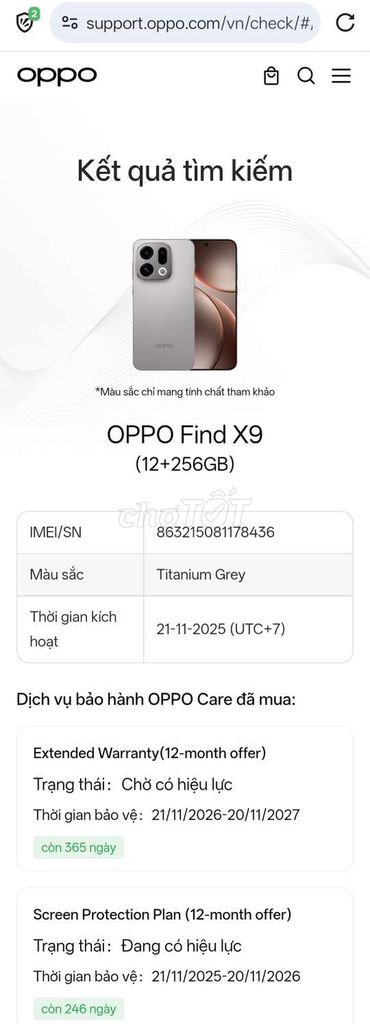Oppo Find X9 chính hãng 12/256GB Bạc. Mua bán Điện thoại tại Quận Nam Từ Liêm Hà Nội được đăng bởi Hùng hình 1