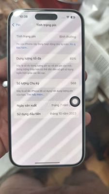 Iphone 15 thuong 128g màu xanh nguyên zin pin 85%. Mua bán Điện thoại tại Thị xã Giá Rai Bạc Liêu được đăng bởi nguyen thanh