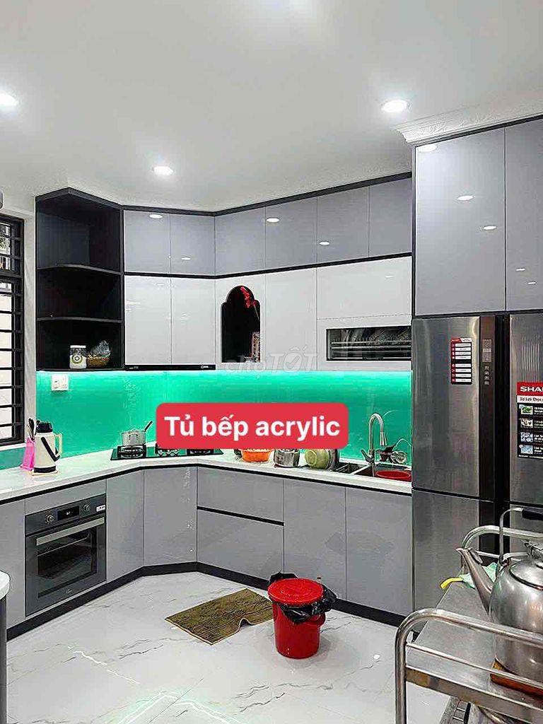 Tủ bếp Nhựa Ecoplast Hiện đại. Mua bán Tủ, kệ gia đình tại Thành phố Thủ Đức Tp Hồ Chí Minh được đăng bởi Nội Thất Phúc Trường An hình 1