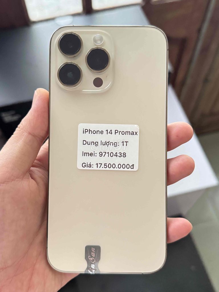 iPhone 14 Pro Max 1TB Vàng 99% giá tốt. Mua bán Điện thoại tại Thành phố Buôn Ma Thuột Đắk Lắk được đăng bởi Nguyễn Hoàng hình 1