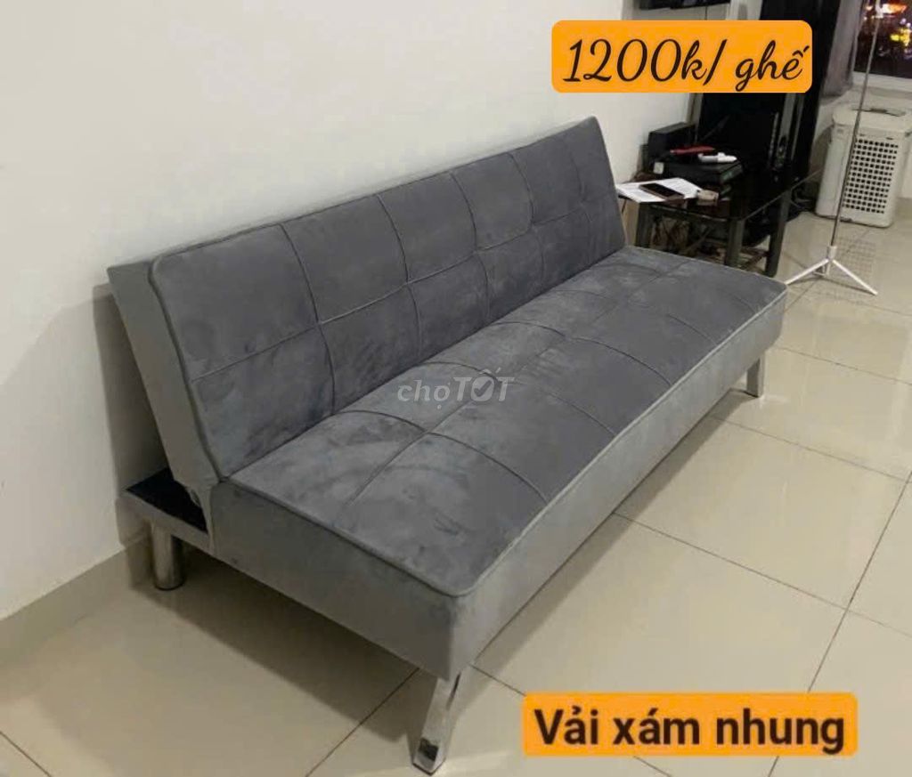 sofa bed giường , ghế sofa new , size 1m7