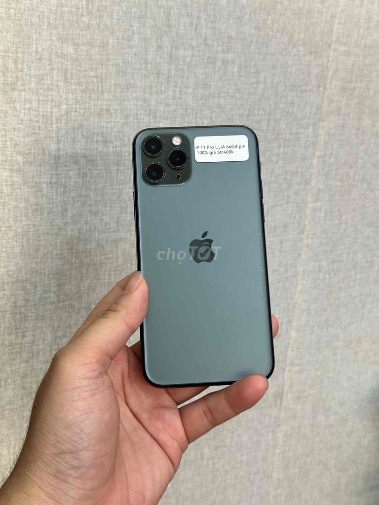 11 Pro 64GB Green Pin new 100 zin đẹp 98% imei 288. Mua bán Điện thoại tại Quận Ninh Kiều Cần Thơ được đăng bởi Quý Mobile Cần thơ hình 1