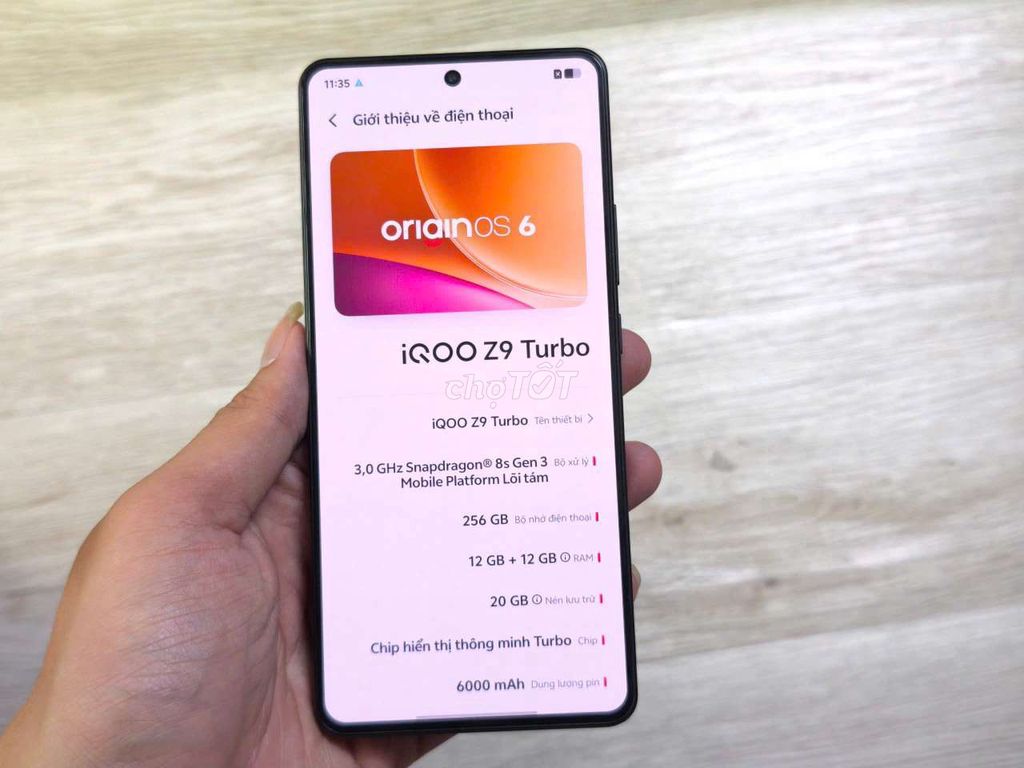Vivo iQOO Z9 Turbo 12/256 Zin 98% SẠC 80W. Mua bán Điện thoại tại Quận 6 Tp Hồ Chí Minh được đăng bởi Hồ Phi Protech hình 1