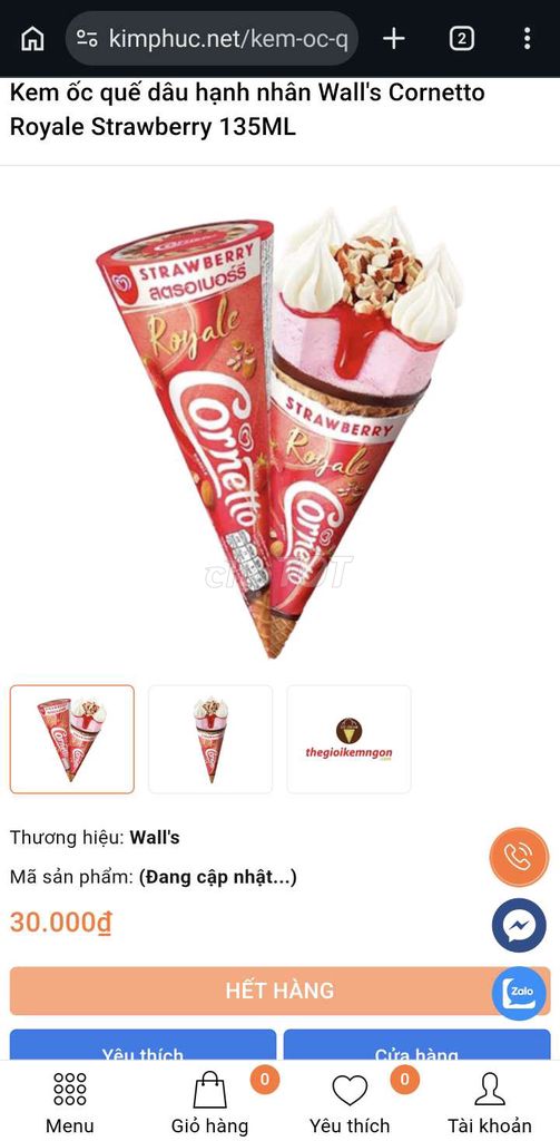 💥 KEM WALL SOCOLA, DÂU 💥 Xả Sock..... Mua bán Đồ ăn, thực phẩm và các loại khác tại Quận Đống Đa Hà Nội được đăng bởi bon hình 1