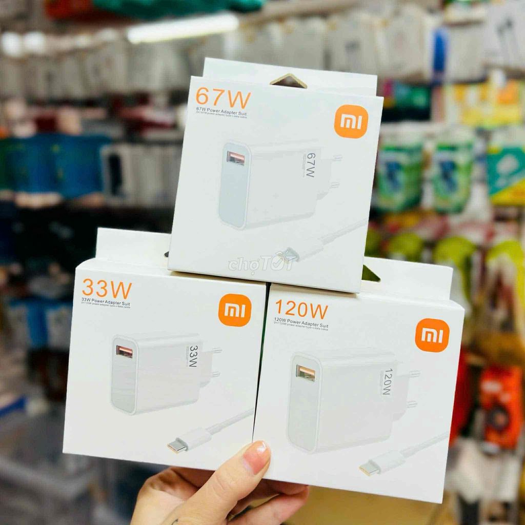 Bộ sạc Xiaomi XT066-T05 Trắng 120W. Mua bán Phụ kiện (Màn hình, Chuột...) tại Quận Bình Tân Tp Hồ Chí Minh được đăng bởi Trung Phong hình 1