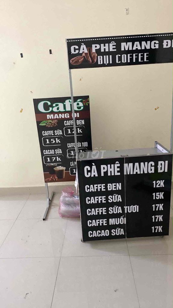 quầy cafe mang đi. Mua bán Đồ chuyên dụng, Giống nuôi trồng tại Quận Bình Tân Tp Hồ Chí Minh được đăng bởi Huỳnh Nguyễn hình 1