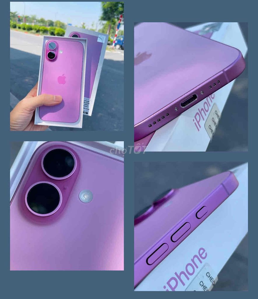 iPhone 16 Hồng 128GB 256G FULLBOX APPLE 12/2025. Mua bán Điện thoại tại Quận Thanh Xuân Hà Nội được đăng bởi Nguyễn Huy Dũng hình 1