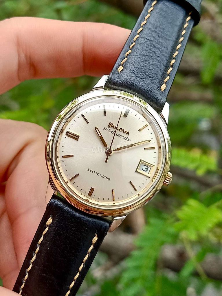 Đồng hồ Bulova Ambassador Vàng đúc 14k. Mua bán Đồng hồ tại Quận Tân Phú Tp Hồ Chí Minh được đăng bởi Tư Râu hình 1