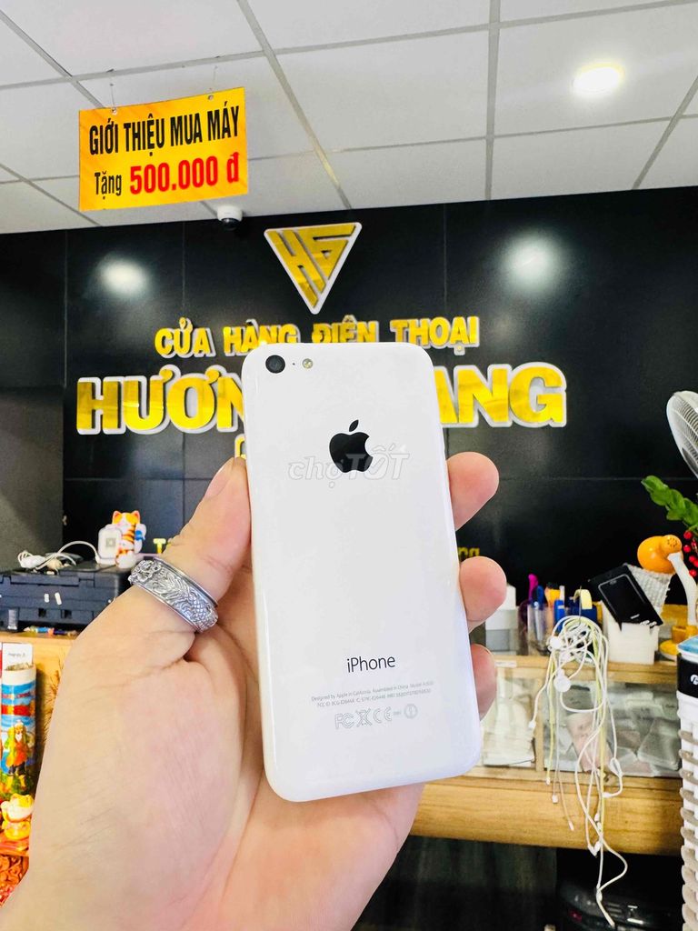 Apple iPhone 5C 32GB Trắng. Mua bán Điện thoại tại Thành phố Bến Tre Bến Tre được đăng bởi HươngGiangmobile hình 1