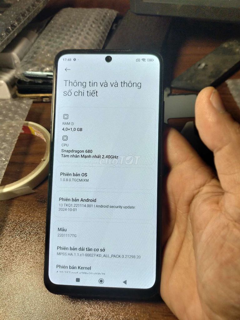 Xiaomi Redmi Note 11 64GB Đen. Mua bán Điện thoại tại Huyện Mỏ Cày Bắc Bến Tre được đăng bởi Nguyễn hoàng thiện  hình 1