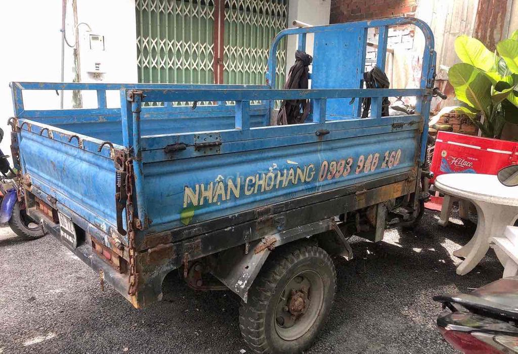 Xe ba gác dùng kỹ, pô inox bình mới láp mới vỏ đẹp. Mua bán Phương tiện khác tại Huyện Nhà Bè Tp Hồ Chí Minh được đăng bởi long thanh hình 1