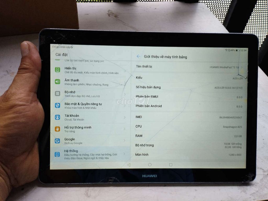 Bán nhanh Huawei MediaPad T3 chữa cháy. Mua bán Máy tính bảng tại Quận 12 Tp Hồ Chí Minh được đăng bởi Hoàng hình 3
