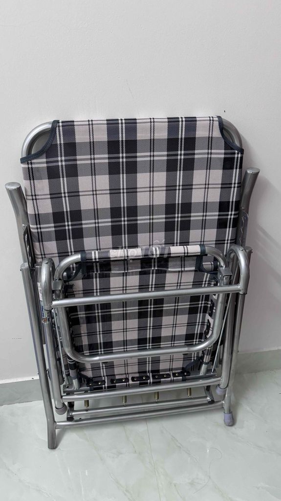 Ghế bố Deli Kim loại Vải Đen Trắng. Mua bán Bàn ghế tại Huyện Trảng Bom Đồng Nai được đăng bởi Kim Hương hình 1