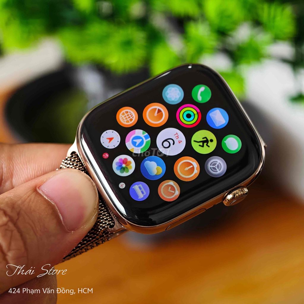 Apple Watch Series 10 Titan Vàng Gold BH 5/2027. Mua bán Thiết bị đeo thông minh tại Quận Bình Thạnh Tp Hồ Chí Minh được đăng bởi Thái Store hình 1