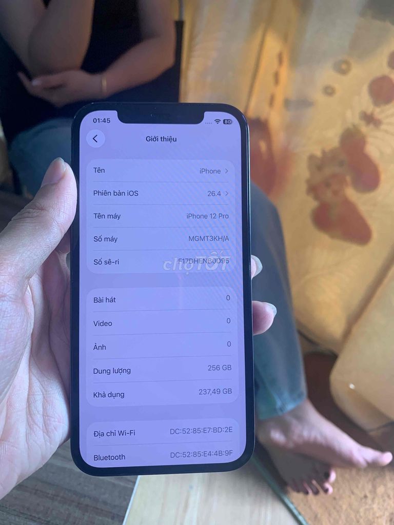 iPhone 12 Pro 256GB Xanh máy Zin. Mua bán Điện thoại tại Quận Tân Bình Tp Hồ Chí Minh được đăng bởi TÍNH hình 1
