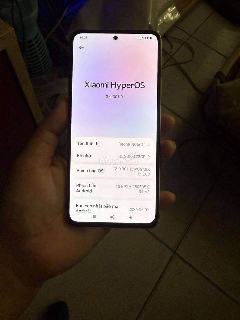 Xiaomi Redmi Note 14 128GB Xanh lá có giáo lưu. Mua bán Điện thoại tại Quận 10 Tp Hồ Chí Minh được đăng bởi huỳnh thanh bình hình 1