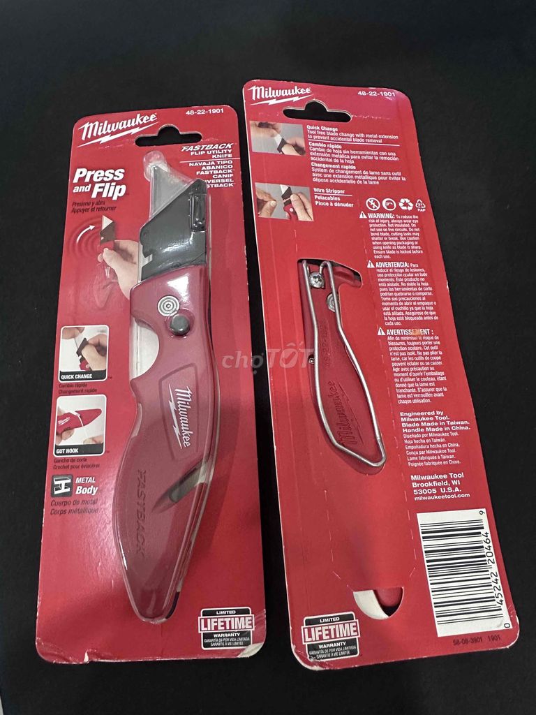 Dao rọc giấy Milwaukee 48-22-1901 Đỏ Kim loại. Mua bán Đồ dùng văn phòng tại Huyện Châu Đức Bà Rịa - Vũng Tàu được đăng bởi Hữu Lộc hình 1
