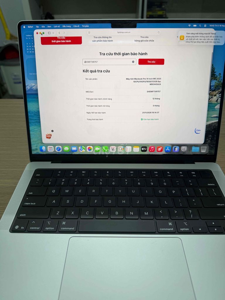 Apple Macbook Pro M5 14 inch 16GB/512GB. Mua bán Laptop tại Quận Hải Châu Đà Nẵng được đăng bởi Toàn hình 1