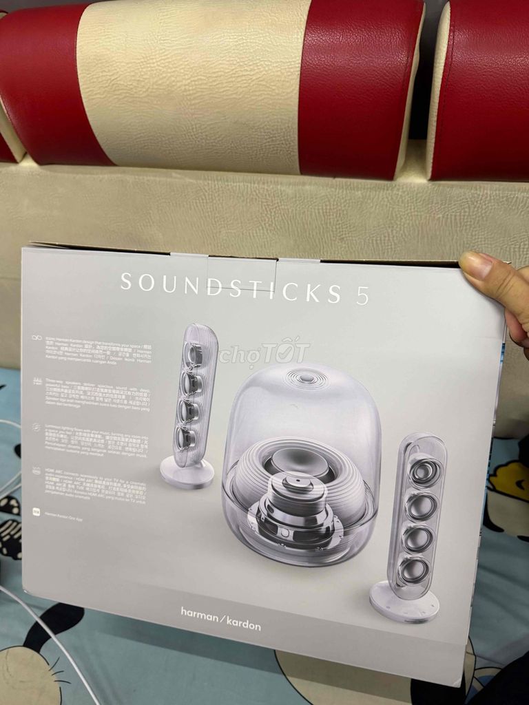 Loa Harman Kardon SoundSticks 5 Mới 100%. Mua bán Tivi, Âm thanh tại Quận Gò Vấp Tp Hồ Chí Minh được đăng bởi Cửa Hàng BT Mobile Chuyên Iphone Quốc Tế Giá Tốt hình 1