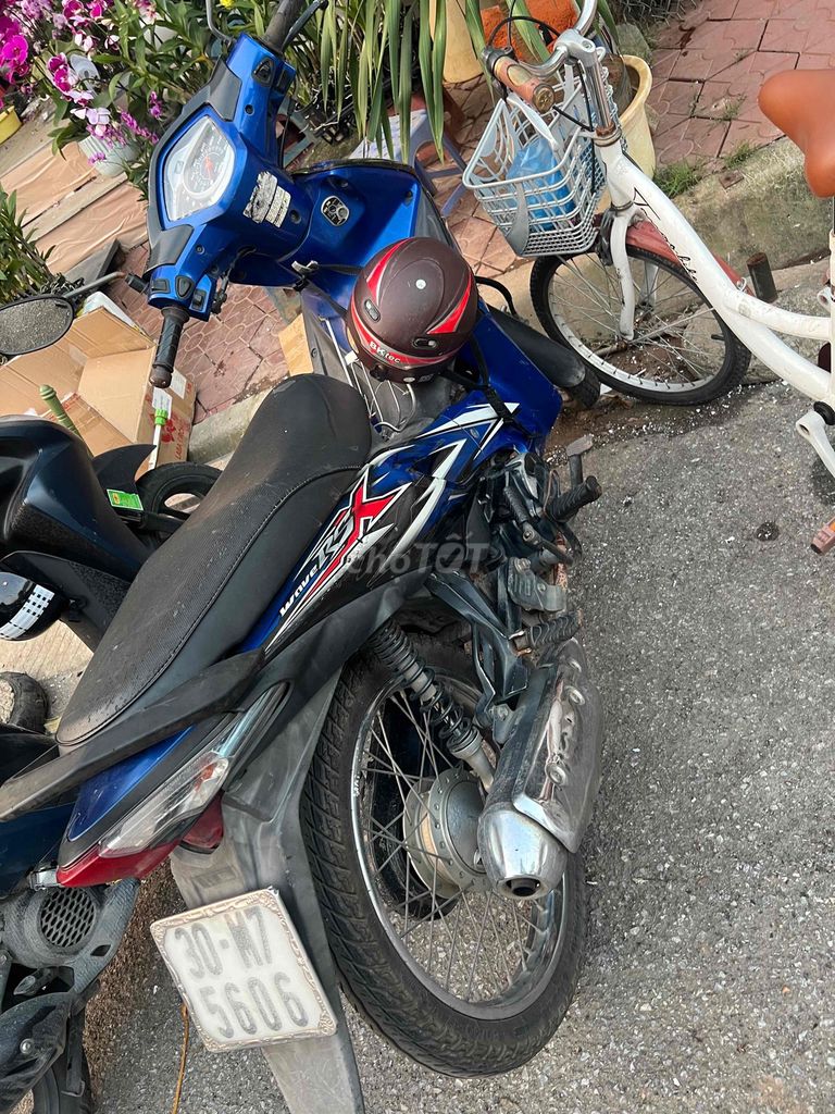 Honda Wave RS, сине-черный, полуавтомат