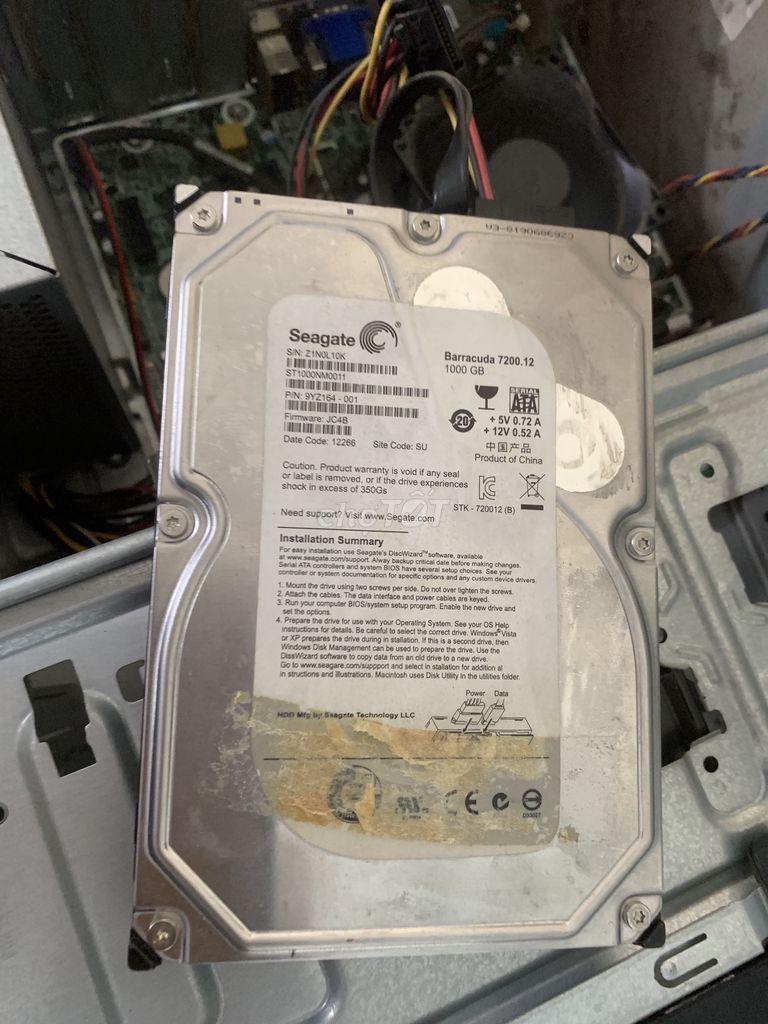 Ổ cứng HDD Seagate 1TB thời gian dùng ít.. Mua bán Linh kiện (RAM, Card...) tại Quận Tây Hồ Hà Nội được đăng bởi MayTinhGiaReHaNoi hình 1
