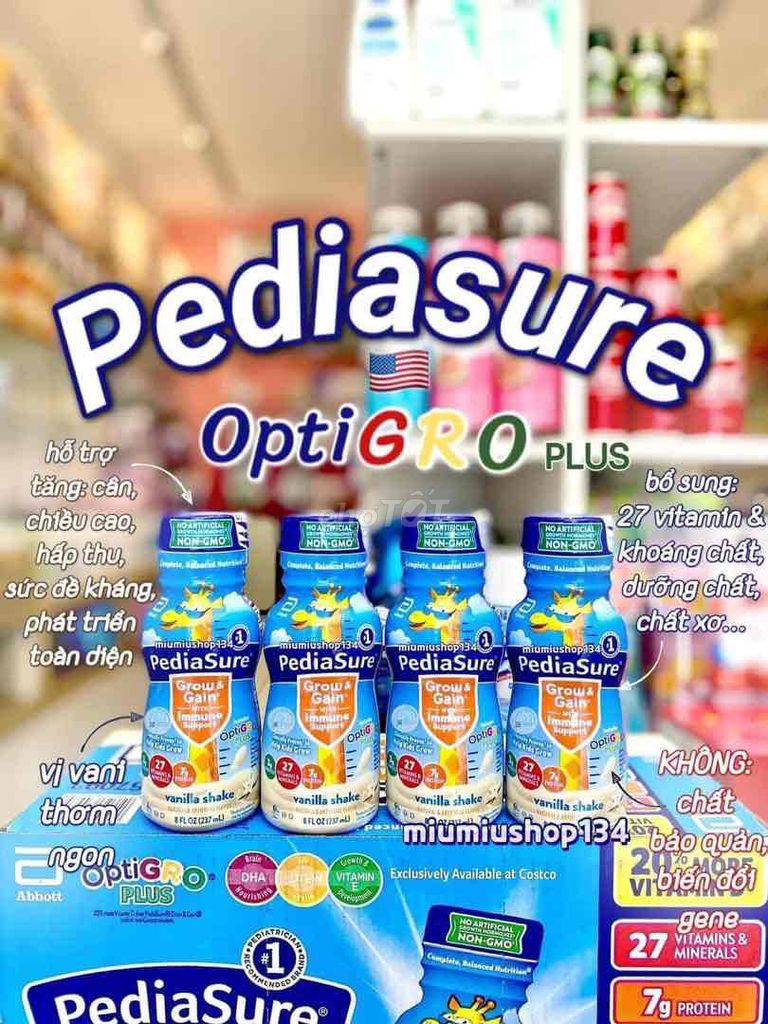 Sữa nước Pediasure Vani Nội Địa Mỹ thùng 24 chai. Mua bán Đồ ăn, thực phẩm và các loại khác tại Quận Tân Phú Tp Hồ Chí Minh được đăng bởi olala shop hình 4