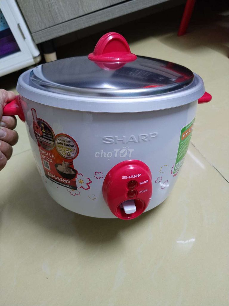 Nồi cơm điện Sharp 1.8L mới 99% thanh lý . Mua bán Bếp, lò, đồ điện nhà bếp tại Quận Bình Thạnh Tp Hồ Chí Minh được đăng bởi lê thanh Tùng hình 1