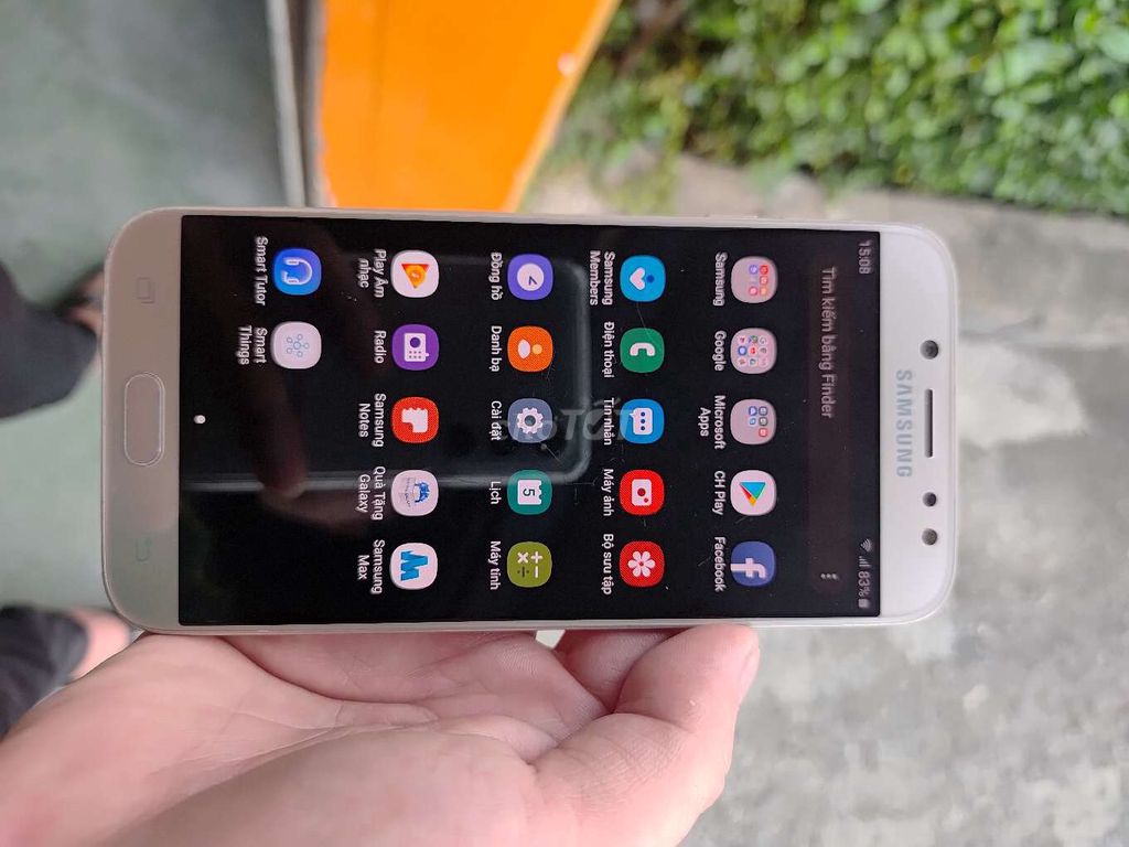 Samsung J7 Pro Bạc Đã qua sử dụng. Mua bán Điện thoại tại Thành phố Thuận An Bình Dương được đăng bởi trường hợp  hình 1