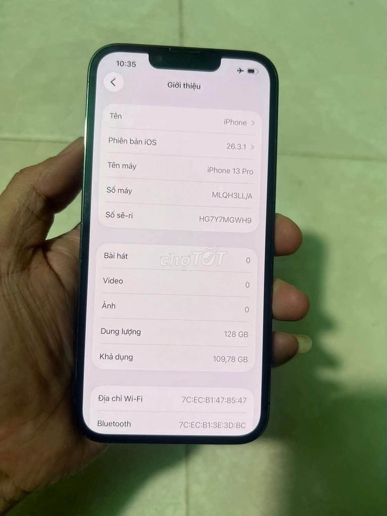 Apple iPhone 13 Pro 128GB Đen. Mua bán Điện thoại tại Quận 10 Tp Hồ Chí Minh được đăng bởi Hội Đồ Điện Tử hình 1