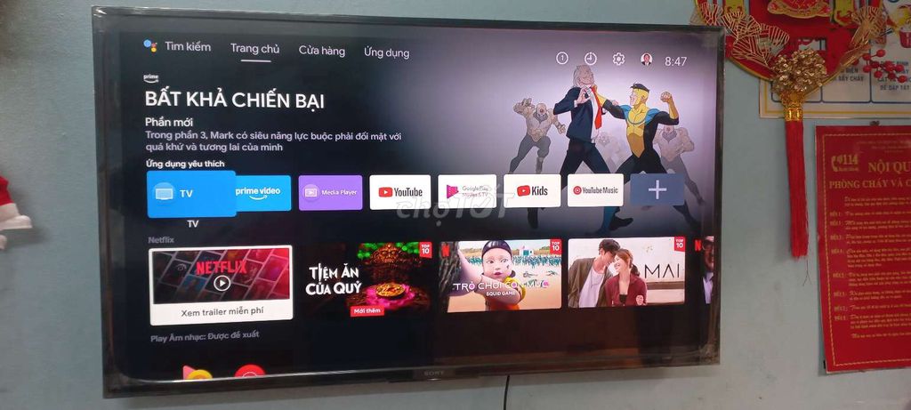 Android Tivi Sony 43inch 4K giọng nói, mẫu 2020