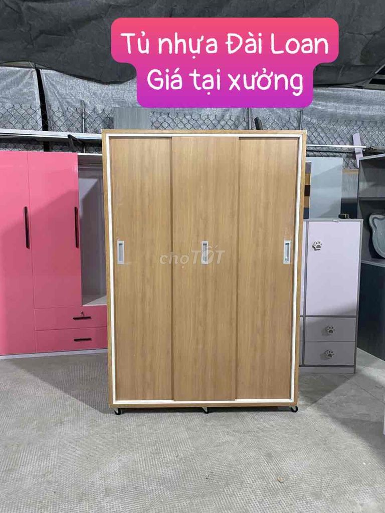 Tủ quần áo Nhựa Đài Loan 3 cánh trượtt. Mua bán Tủ, kệ gia đình tại Quận Gò Vấp Tp Hồ Chí Minh được đăng bởi Nội Thất Gia Đình hình 1