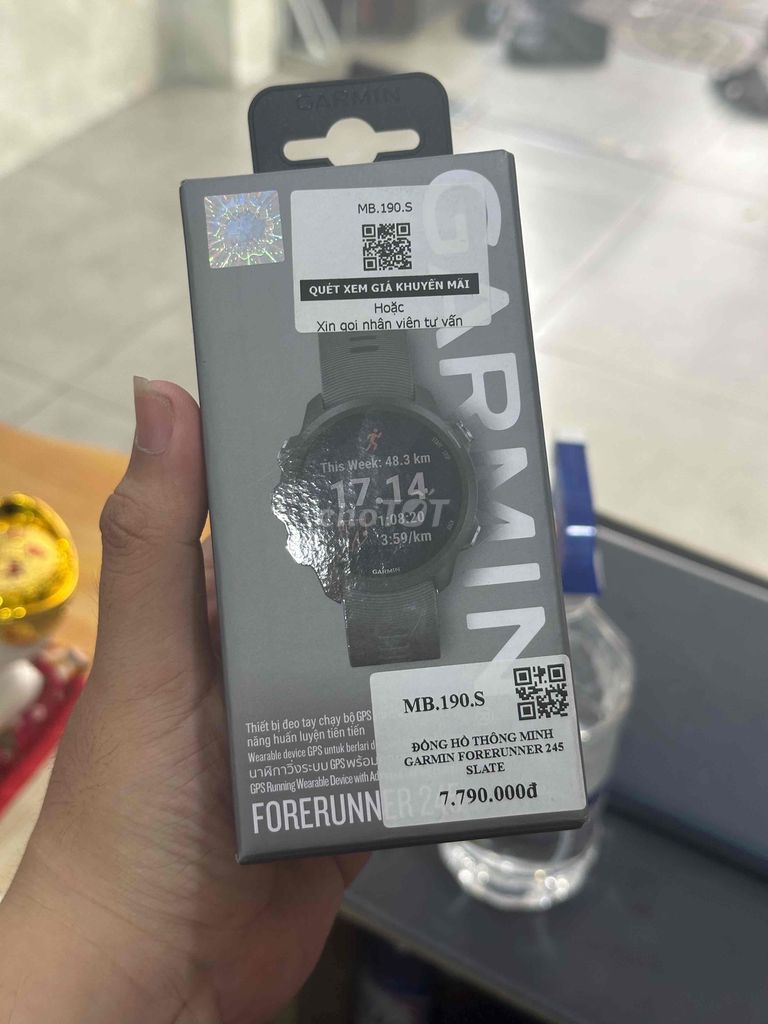 Garmin Foreruner 245 Slate/black 42mm Fullbox 99%