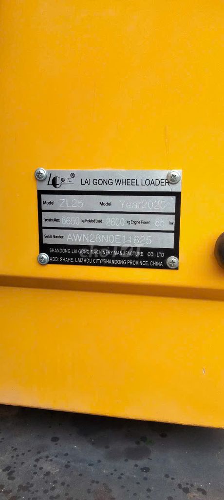 Máy xúc lật Laigong ZL25. gầu 1.5 m³ tải 1.5 tấn. Mua bán Phương tiện khác tại Huyện Thuỷ Nguyên Hải Phòng được đăng bởi Hai hình 3