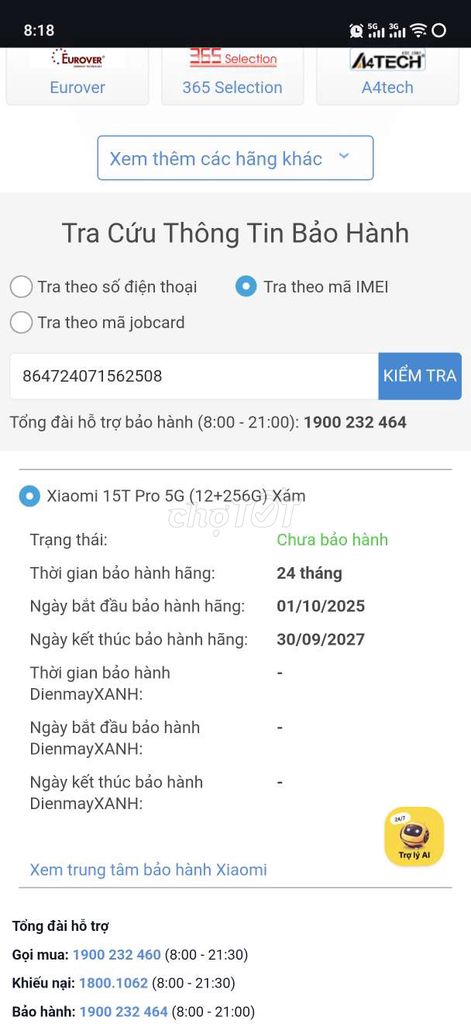Xiaomi 15T Pro 5G 256GB Xám. Mua bán Điện thoại tại Huyện Long Hồ Vĩnh Long được đăng bởi ptiteck hình 1